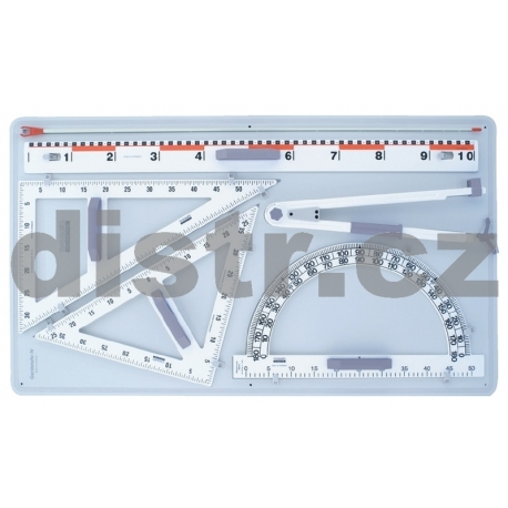 Sada rýsovacích potřeb na nástěnném držáku