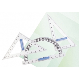 Sada rýsovacích potřeb na nástěnném držáku