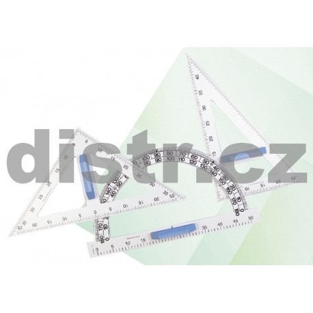 Sada rýsovacích potřeb na nástěnném držáku