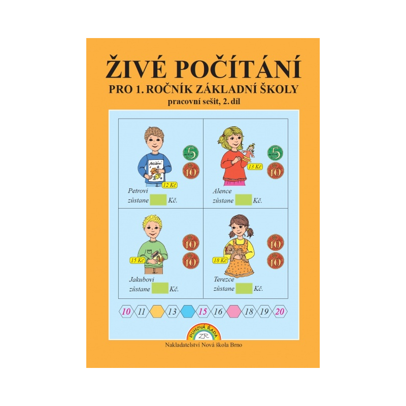 Živé počítání 2. díl - pracovní sešit k učebnici Matematika 1 - Zdena Rosecká (1-08)
