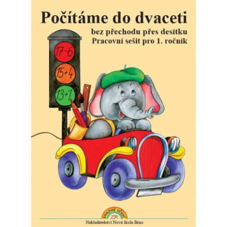 Počítáme do dvaceti bez přechodu přes desítku - pracovní sešit - Zdena Rosecká (1-12)