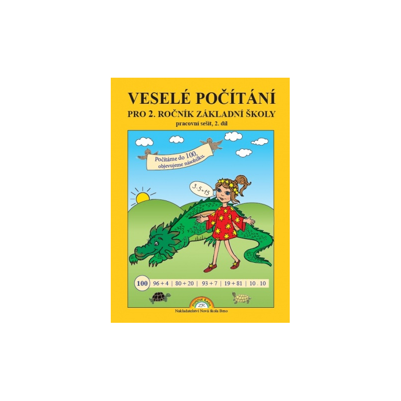 Veselé počítání 2. díl - pracovní sešit k učebnici Matematika 2 - Zdena Rosecká (2-08)