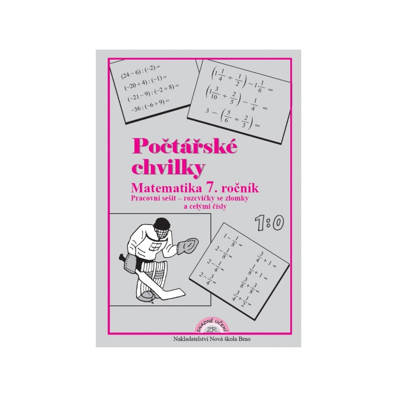 Počtářské chvilky 7 (zlomky, celá a racionální čísla) - pracovní sešit - Zdena Rosecká (7-11)