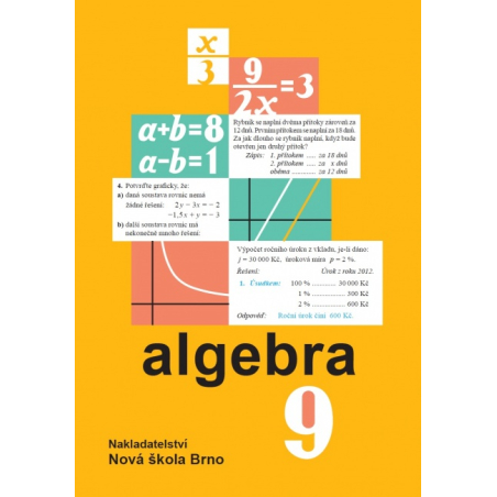 Algebra 9 - učebnice - Zdena Rosecká a kolektiv učitelů (9-10)