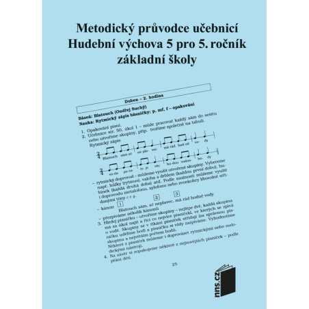 Metodický průvodce k učebnici HV 5