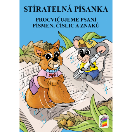 Stíratelná písanka - Procvičujeme psaní písmen, číslic a znaků