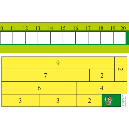 Papírové dopočítadlo 0-20