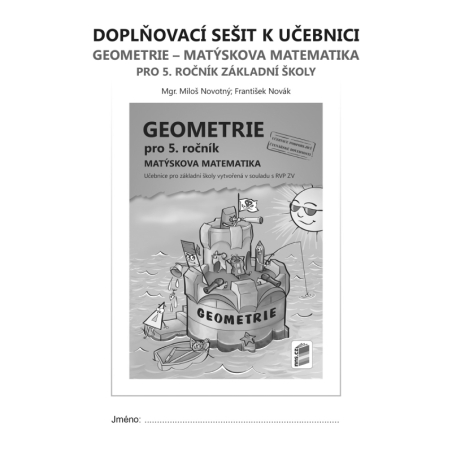 Doplňkový sešit k učebnici Geometrie pro 5. ročník