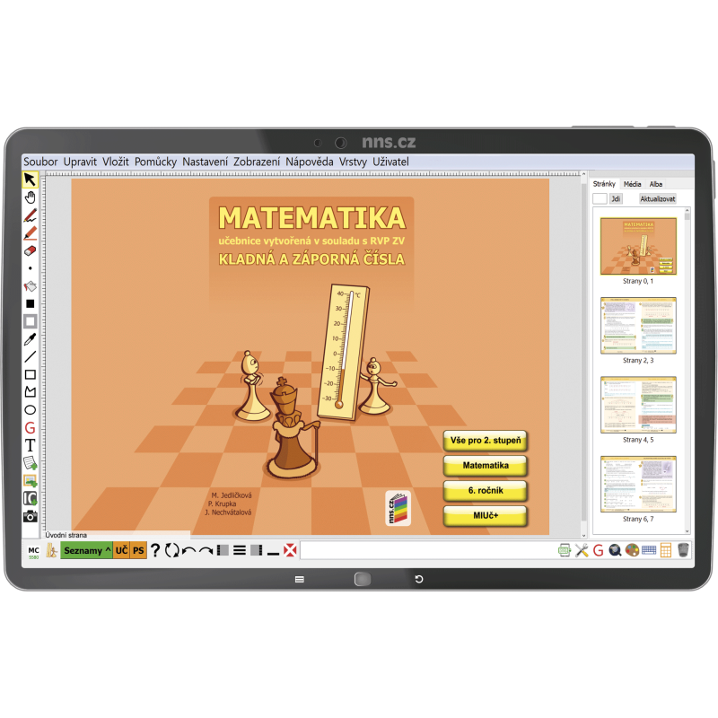 MIUč+ Matematika - Kladná a záporná čísla