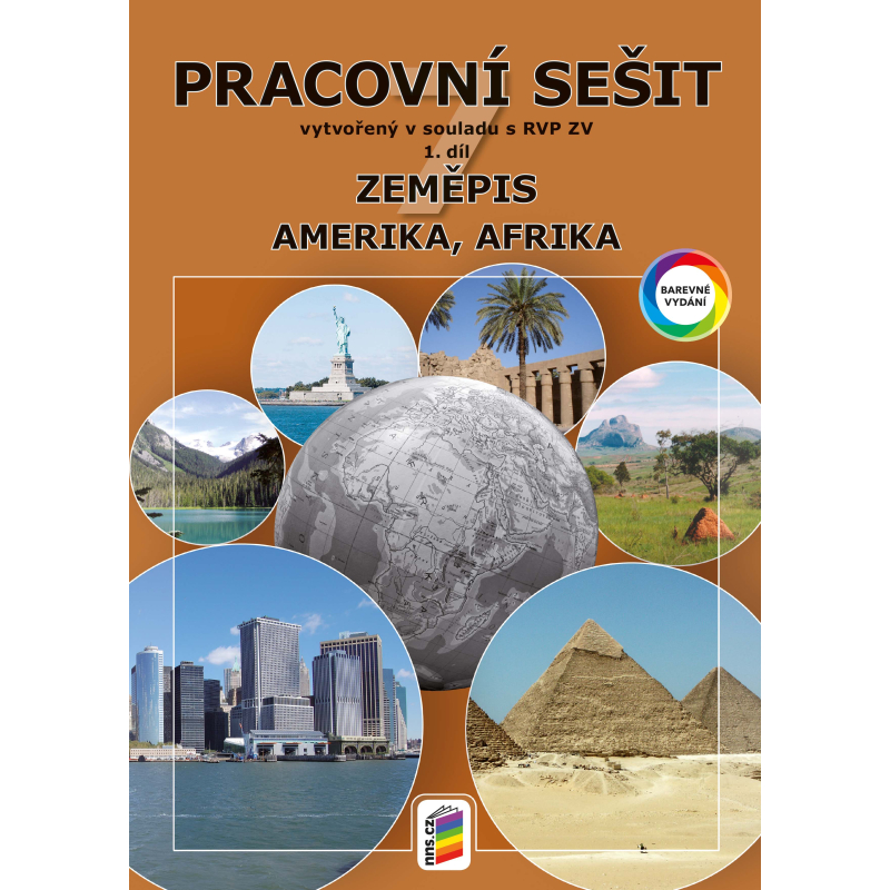 Zeměpis 7, 1. díl - Amerika, Afrika (barevný pracovní sešit)