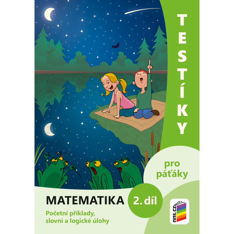 Testíky pro páťáky - matematika, 2. díl (barevný pracovní sešit)