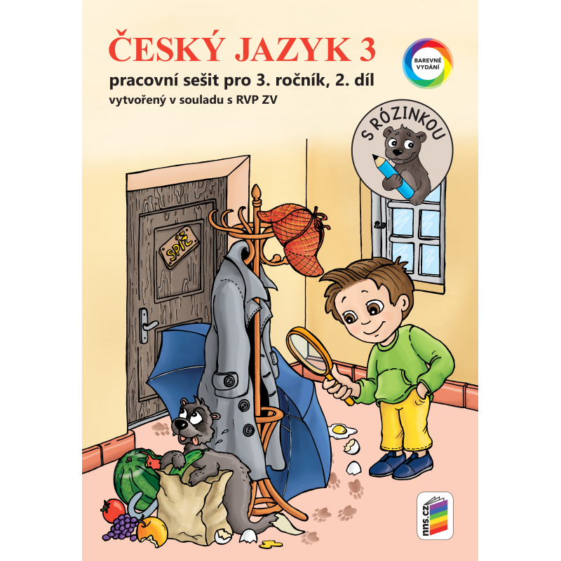 Český jazyk 3, 2. díl s Rózinkou (barevný pracovní sešit)