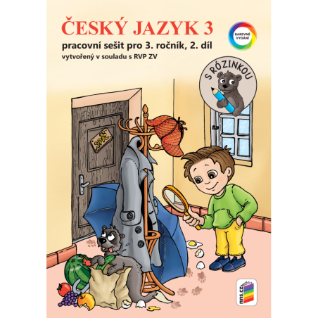 Český jazyk 3, 2. díl s Rózinkou (barevný pracovní sešit)