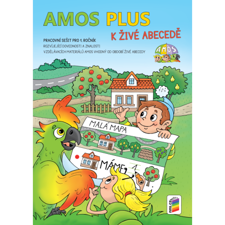 AMOS PLUS K ŽIVÉ ABECEDĚ se samolepkami
