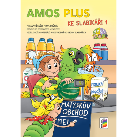 AMOS PLUS KE SLABIKÁŘI 1 se samolepkami