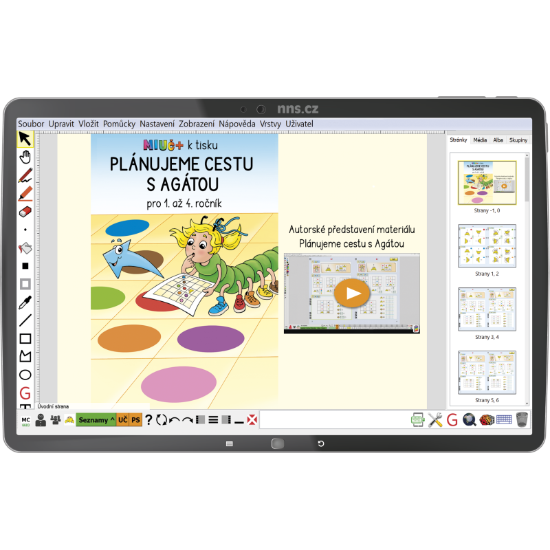 MIUč+ k tisku Plánujeme cestu s Agátou