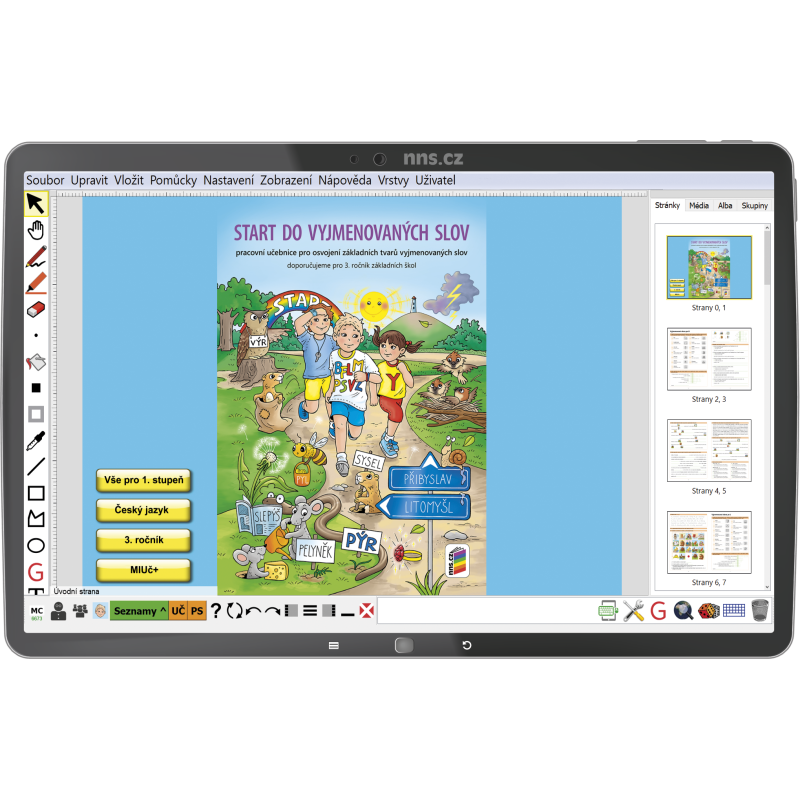 MIUč+ START DO VYJMENOVANÝCH SLOV