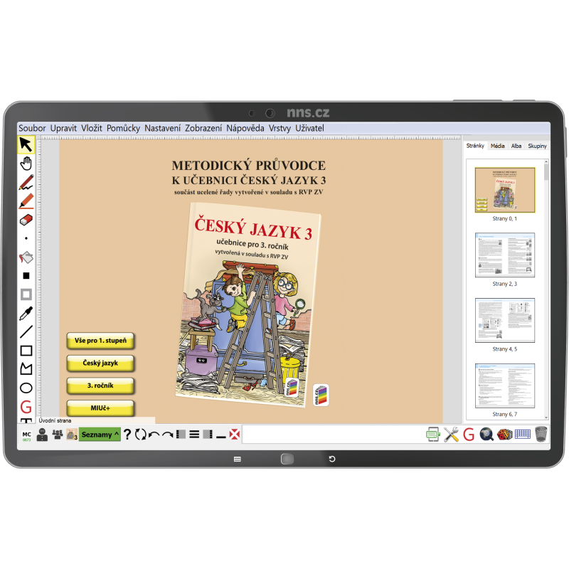 MIUč+ Metodický průvodce k učebnici Český jazyk 3 - školní licence pro 1 učitele na 1 školní rok
