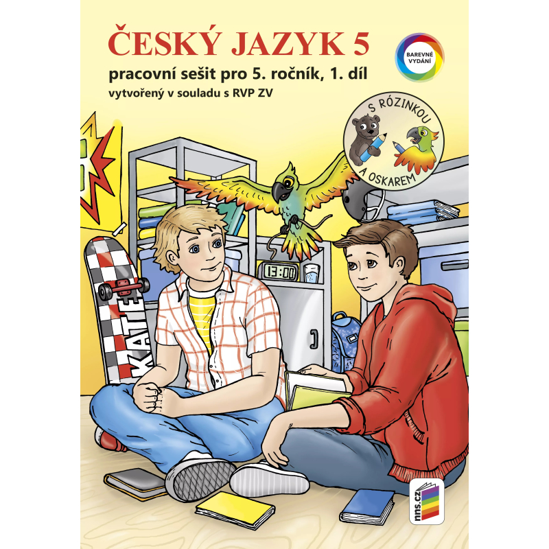 Český jazyk 5, 1. díl s Rózinkou a Oskarem (barevný pracovní sešit)