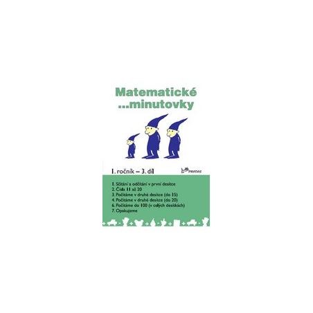 Matematické …minutovky 1/3 – modrá řada