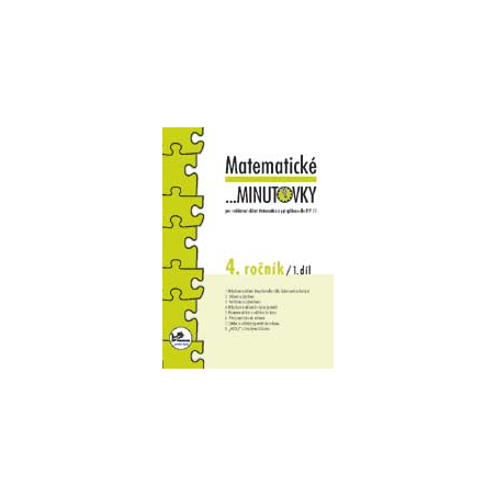 Matematické …minutovky 4/1 – modrá řada