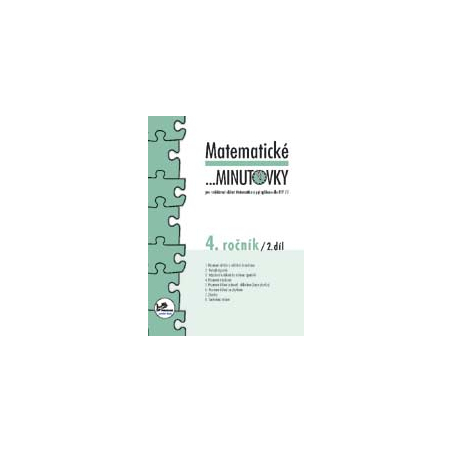 Matematické …minutovky 4/2 – modrá řada