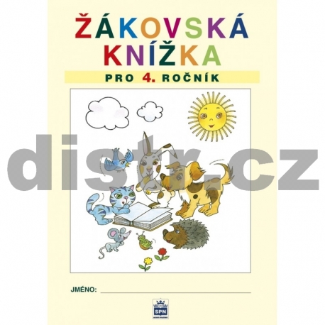 Žákovská knížka pro 4. třídu