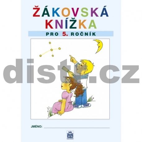 Žákovská knížka pro 5. třídu